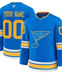 St. Louis Blues 2025/26 Premium Custom Jersey - All Stitched