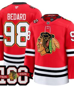 Chicago Blackhawks 100th Anniversary Premium Jersey - All Stitched