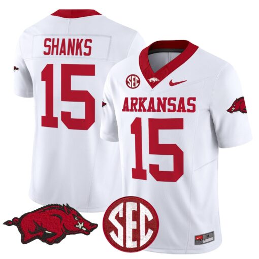 Arkansas Razorbacks Vapor Limited Jersey - All Stitched - Image 11