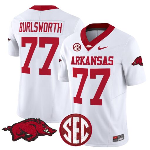 Arkansas Razorbacks Vapor Limited Jersey - All Stitched - Image 14