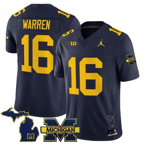 Michigan Wolverines 2025 Vapor Limited Jersey - All Stitched - Image 9