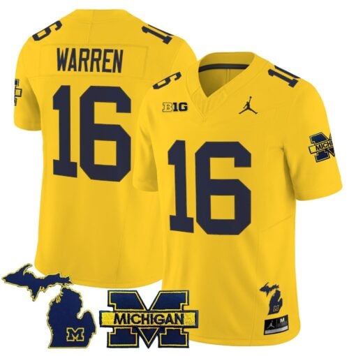 Michigan Wolverines 2025 Vapor Limited Jersey - All Stitched - Image 18