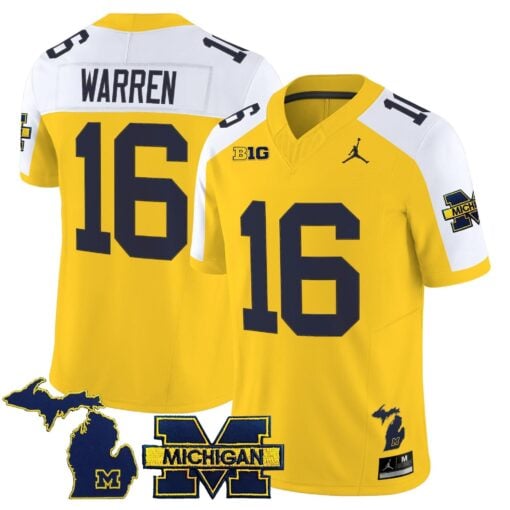 Michigan Wolverines 2025 Vapor Limited Jersey - All Stitched - Image 32