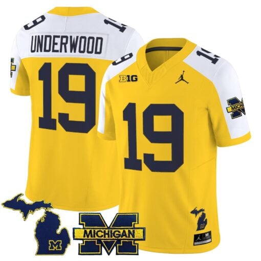 Michigan Wolverines 2025 Vapor Limited Jersey - All Stitched - Image 3
