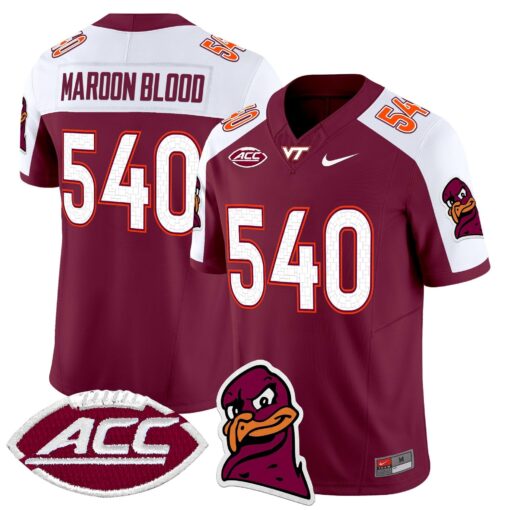 Virginia Tech Hokies 2025 Vapor Limited Jersey - All Stitched - Image 10