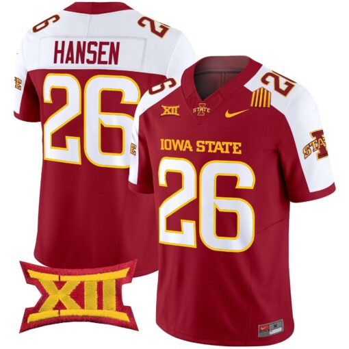 Iowa State Cyclones 2025 Vapor Limited Jersey - All Stitched - Image 52