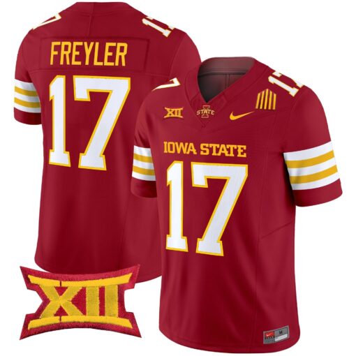 Iowa State Cyclones 2025 Vapor Limited Jersey - All Stitched - Image 19