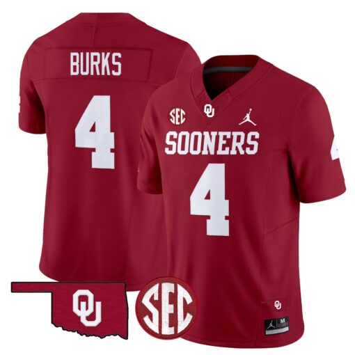 Oklahoma Sooners 2025 Vapor Limited Jersey - All Stitched - Image 9