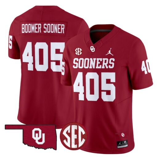 Oklahoma Sooners 2025 Vapor Limited Jersey - All Stitched - Image 3