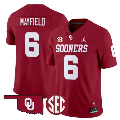 Oklahoma Sooners 2025 Vapor Limited Jersey - All Stitched - Image 10