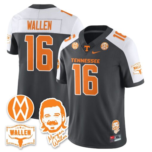 Tennessee Volunteers Morgan Wallen 2025 Jersey - All Stitched - Image 5