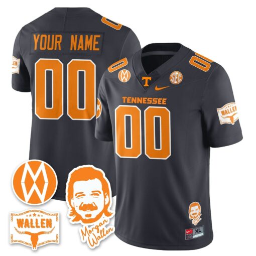 Tennessee Volunteers Morgan Wallen 2025 Jersey - All Stitched - Image 14
