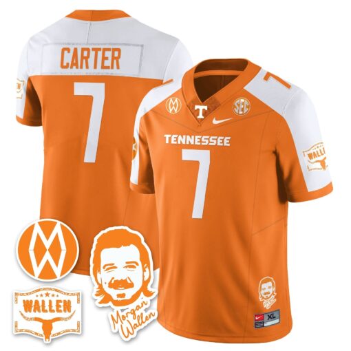 Tennessee Volunteers Morgan Wallen 2025 Jersey - All Stitched - Image 15