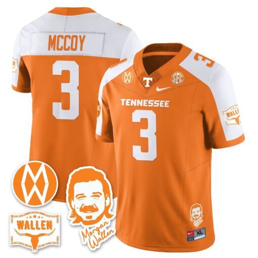 Tennessee Volunteers Morgan Wallen 2025 Jersey - All Stitched - Image 20