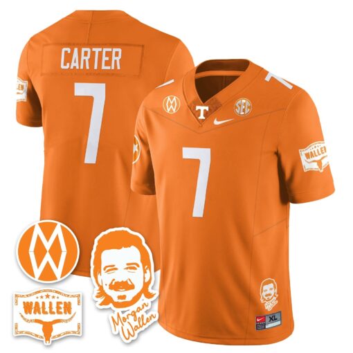 Tennessee Volunteers Morgan Wallen 2025 Jersey - All Stitched - Image 24