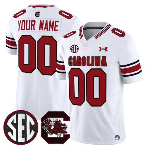 Custom South Carolina Gamecocks Jersey 2025 Vapor Limited - All Stitched - Image 3