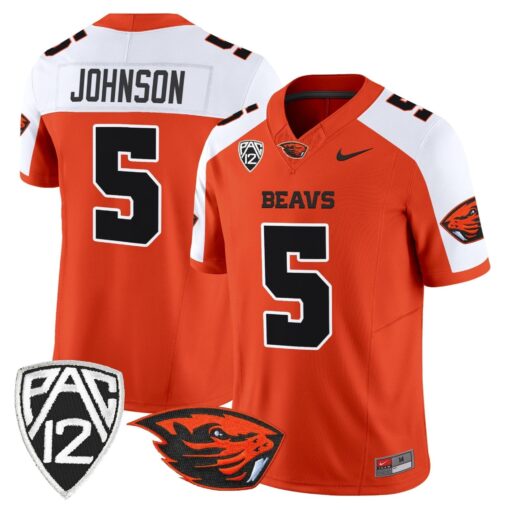 Oregon State Beavers 2025 Vapor Limited Jersey - All Stitched - Image 15