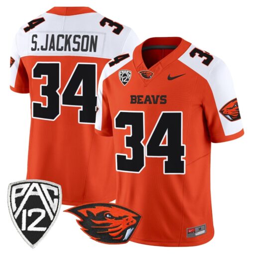 Oregon State Beavers 2025 Vapor Limited Jersey - All Stitched - Image 20