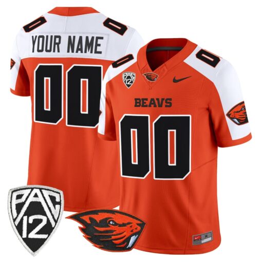 Custom Oregon State Beavers Jersey Name, Number 2025 Vapor Limited All Stitched - Image 5