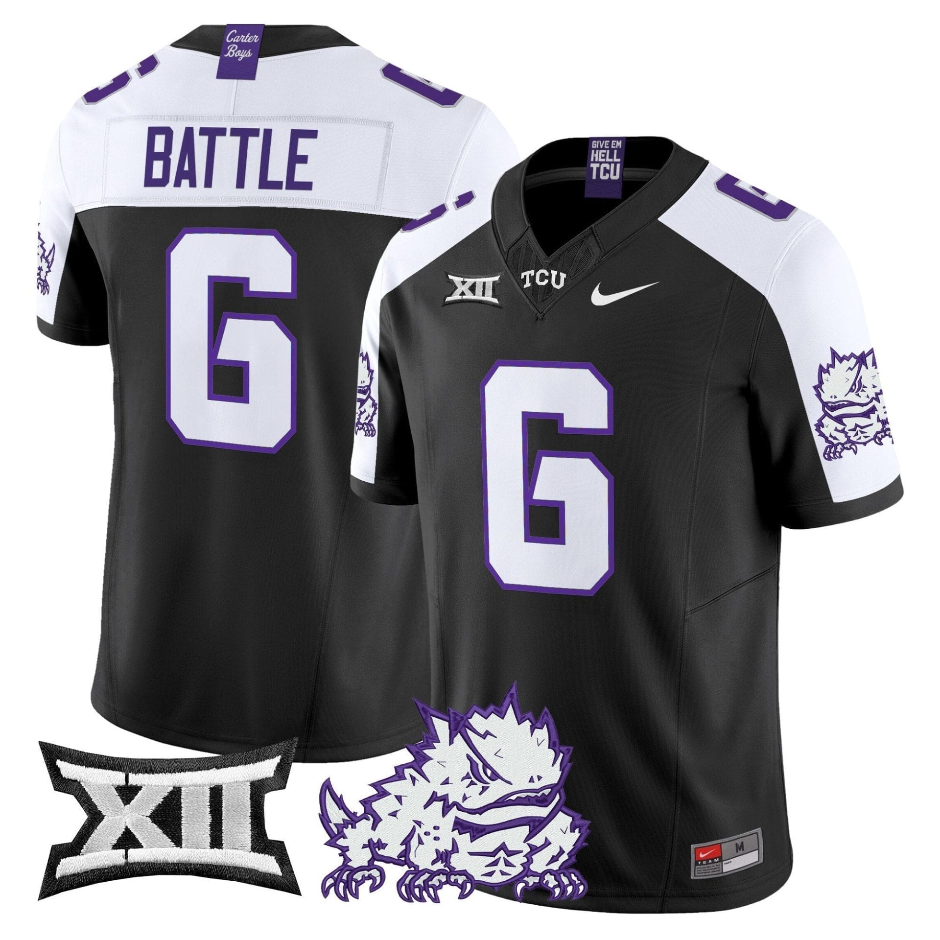 TCU Horned Frogs 2025 Vapor Limited Jersey - All stitched - Image 23