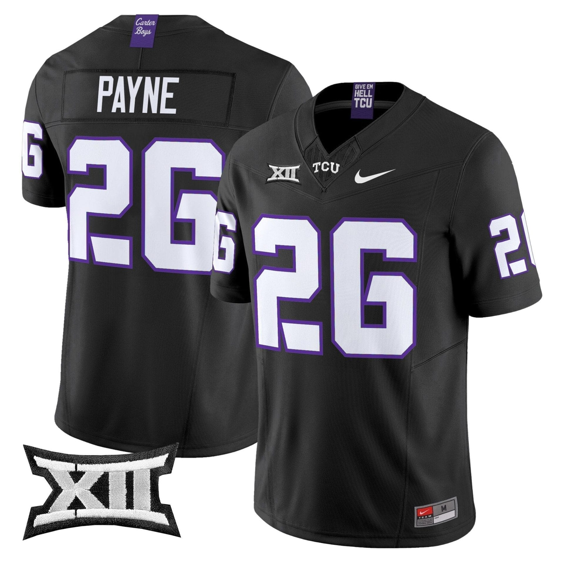 TCU Horned Frogs 2025 Vapor Limited Jersey - All stitched - Image 24