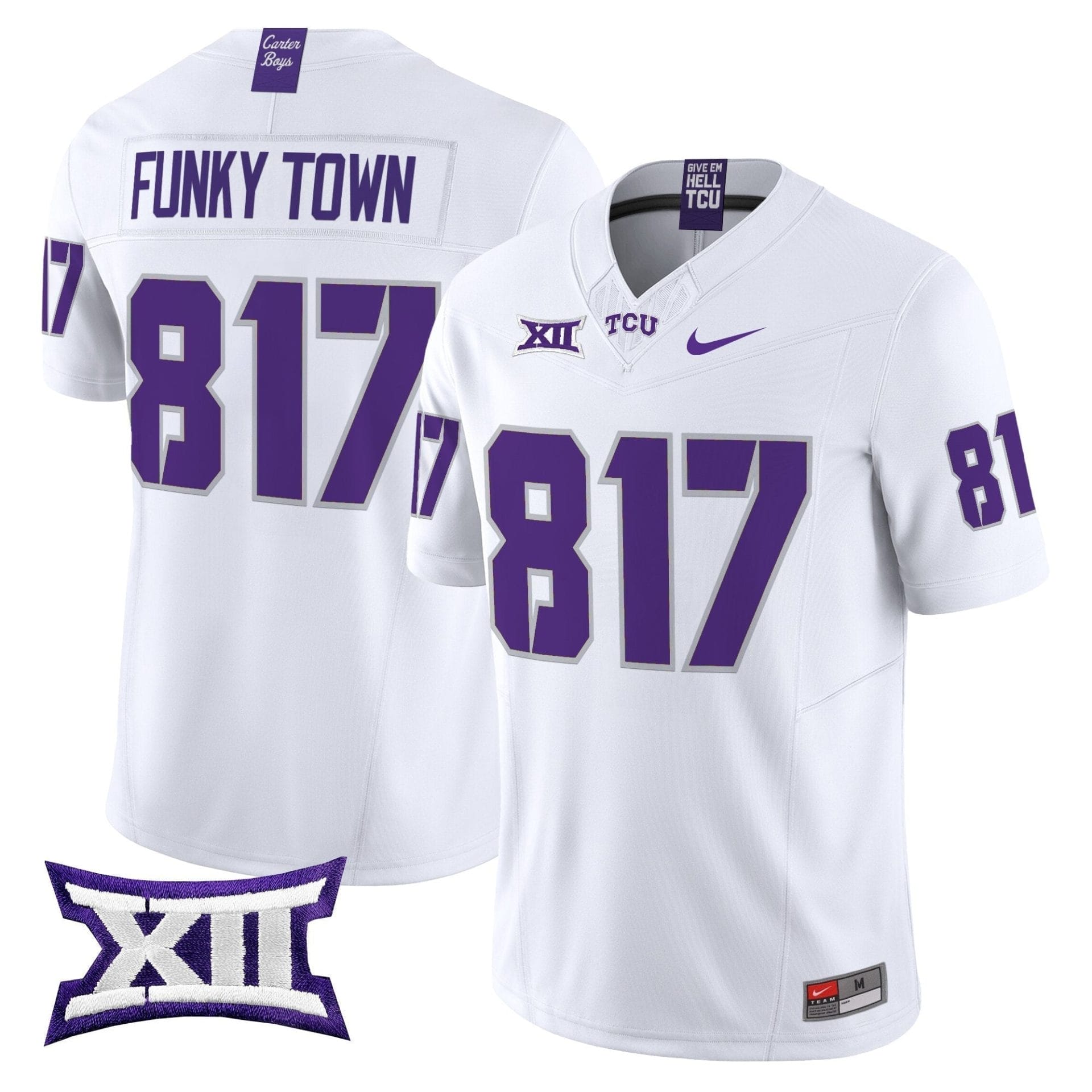 TCU Horned Frogs 2025 Vapor Limited Jersey - All stitched - Image 11