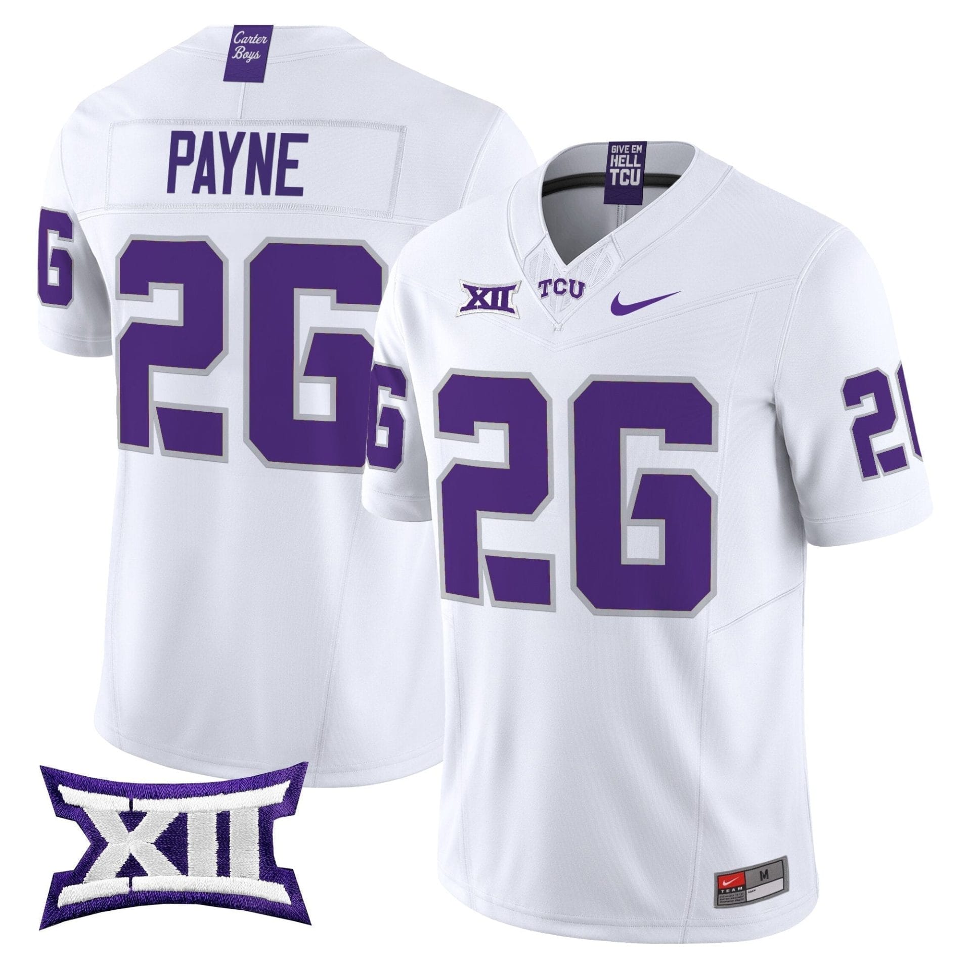 TCU Horned Frogs 2025 Vapor Limited Jersey - All stitched - Image 14