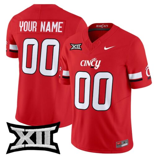 Custom Cincinnati Bearcats Jersey Name, Number 2025 Vapor Limited All Stitched - Image 3