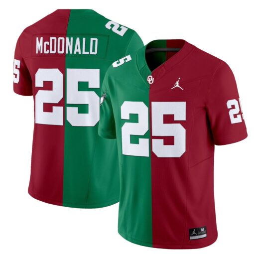 Oklahoma Sooners Split Vapor Limited Jersey - All Stitched - Image 4