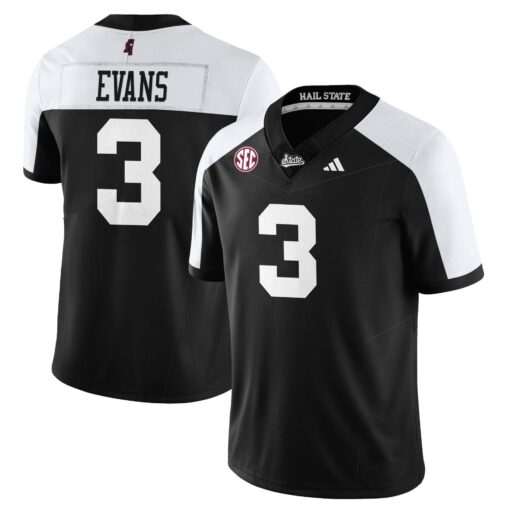 Mississippi State Football "Darkness" Limited Jersey - All Stitched