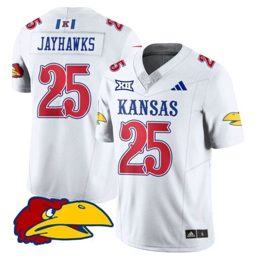 Kansas Jayhawks Football 2025 Limited Jersey - All Stitched - Image 6