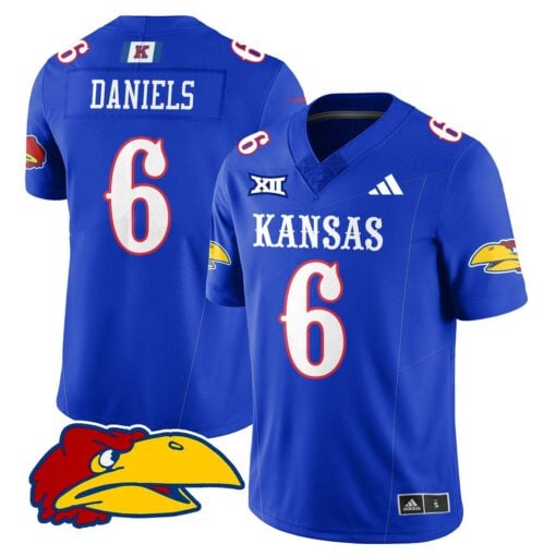 Kansas Jayhawks Football 2025 Limited Jersey - All Stitched - Image 2