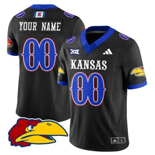 Kansas Jayhawks Football 2025 Limited Jersey - All Stitched - Image 12