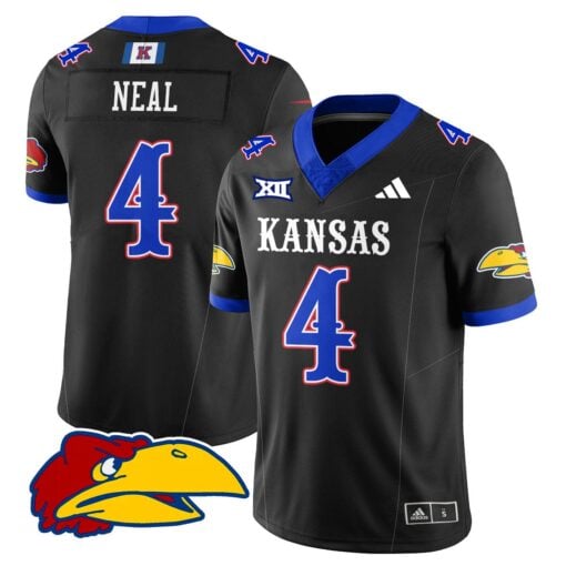 Kansas Jayhawks Football 2025 Limited Jersey - All Stitched - Image 27