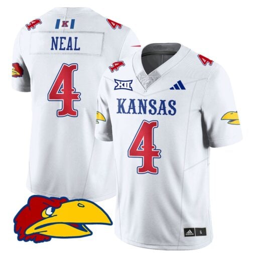 Kansas Jayhawks Football 2025 Limited Jersey - All Stitched - Image 10