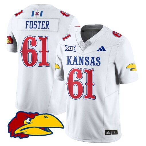 Kansas Jayhawks Football 2025 Limited Jersey - All Stitched - Image 21