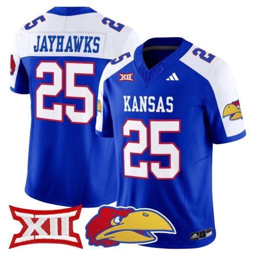 Kansas Jayhawks 2025 Vapor Limited Jersey - All Stitched - Image 22