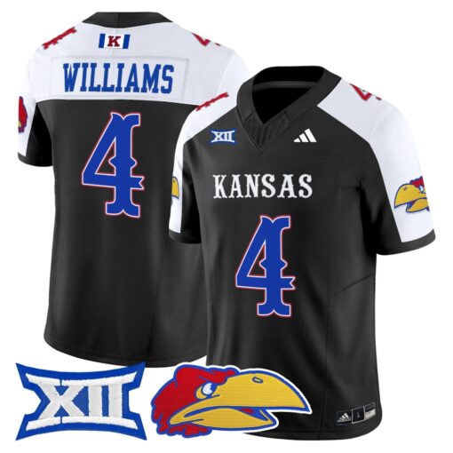 Kansas Jayhawks 2025 Vapor Limited Jersey - All Stitched - Image 27