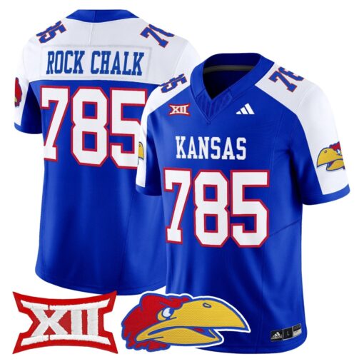 Kansas Jayhawks 2025 Vapor Limited Jersey - All Stitched - Image 14