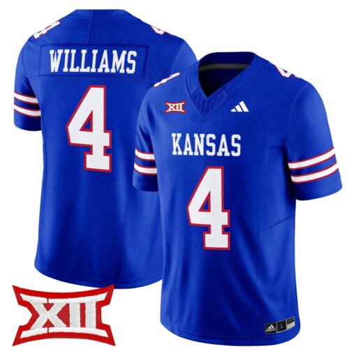 Kansas Jayhawks 2025 Vapor Limited Jersey - All Stitched - Image 6