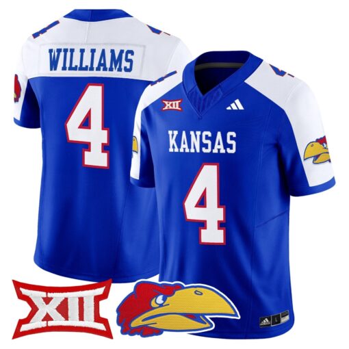 Kansas Jayhawks 2025 Vapor Limited Jersey - All Stitched - Image 17
