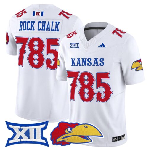 Kansas Jayhawks 2025 Vapor Limited Jersey - All Stitched - Image 34