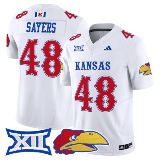 Kansas Jayhawks 2025 Vapor Limited Jersey - All Stitched - Image 36