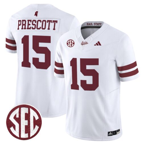 Mississippi State Bulldogs 'Dark Mode' Vapor Limited Jersey - All Stitched - Image 37