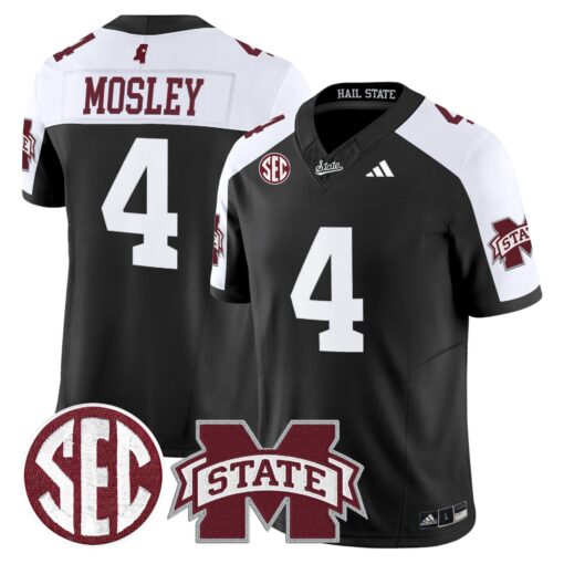 Mississippi State Bulldogs 'Dark Mode' Vapor Limited Jersey - All Stitched - Image 9