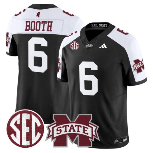 Mississippi State Bulldogs 'Dark Mode' Vapor Limited Jersey - All Stitched - Image 5