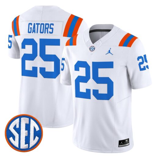 Florida Gators '1960s Throwback' Vapor Limited Jersey - All Stitched - Image 9