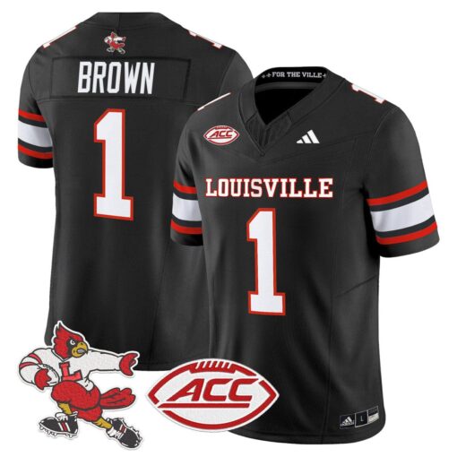 Louisville Cardinals '1980s Throwback' Vapor Limited Jersey - All Stitched - Image 37