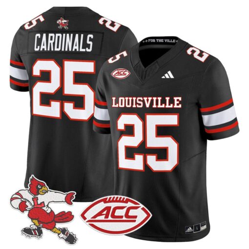 Louisville Cardinals '1980s Throwback' Vapor Limited Jersey - All Stitched - Image 42
