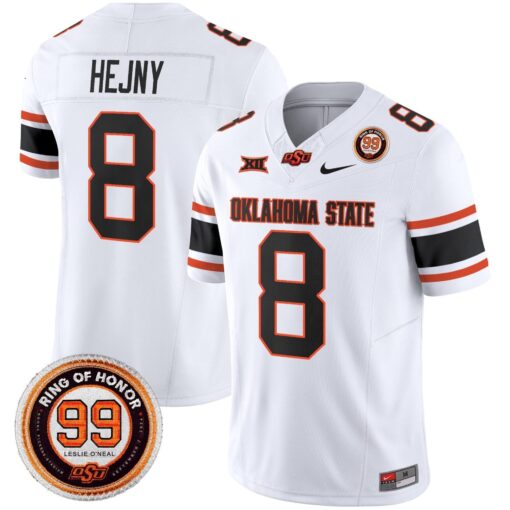 Oklahoma State Cowboys 2025 Vapor Limited Jersey - Leslie O'neal Patch - All Stitched - Image 18